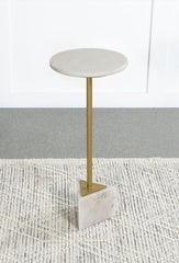 Fulcher White Side Table - MyWaynesHome #