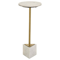 Fulcher White Side Table - MyWaynesHome #