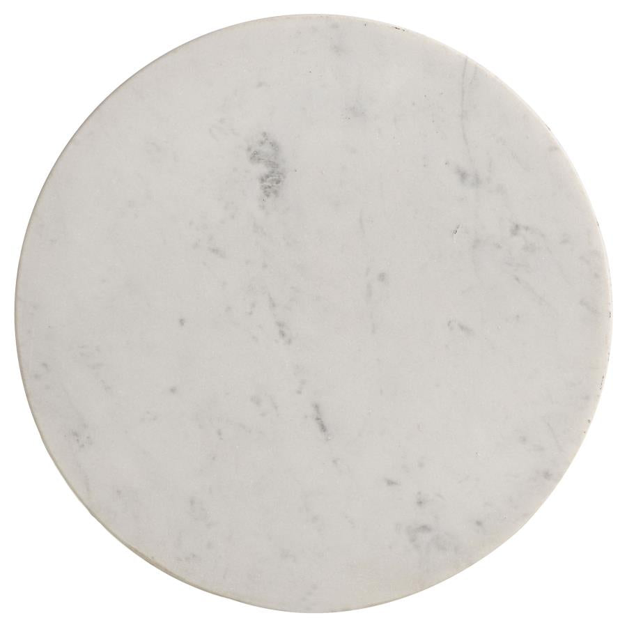 Fulcher White Side Table - MyWaynesHome #