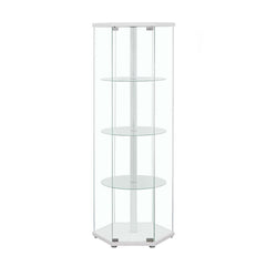 Zahavah White Curio Cabinet - MyWaynesHome #