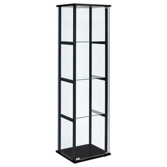 Cyclamen Black Curio Cabinet - MyWaynesHome #