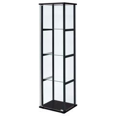 Cyclamen Black Curio Cabinet - MyWaynesHome #