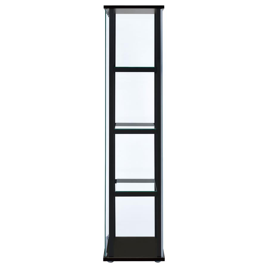 Cyclamen Black Curio Cabinet - MyWaynesHome #