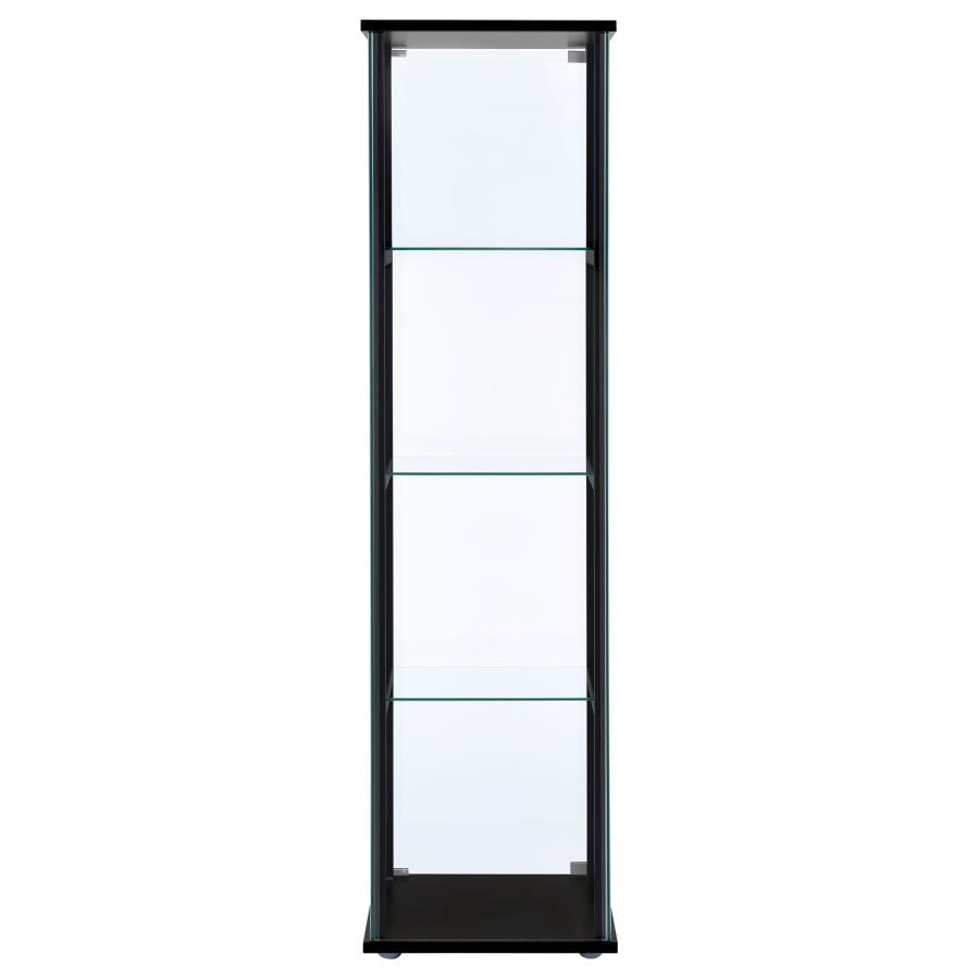 Cyclamen Black Curio Cabinet - MyWaynesHome #