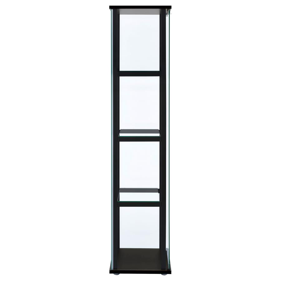 Cyclamen Black Curio Cabinet - MyWaynesHome #