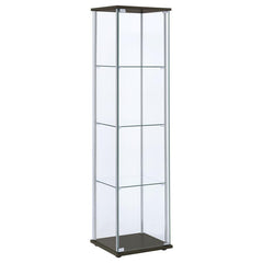 Bellatrix Brown Curio Cabinet - MyWaynesHome #