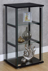 Cyclamen Black Curio Cabinet - MyWaynesHome #