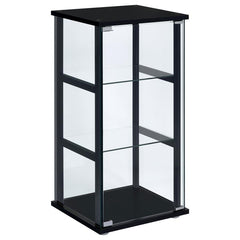 Cyclamen Black Curio Cabinet - MyWaynesHome #