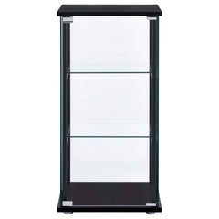 Cyclamen Black Curio Cabinet - MyWaynesHome #