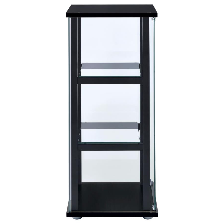 Cyclamen Black Curio Cabinet - MyWaynesHome #