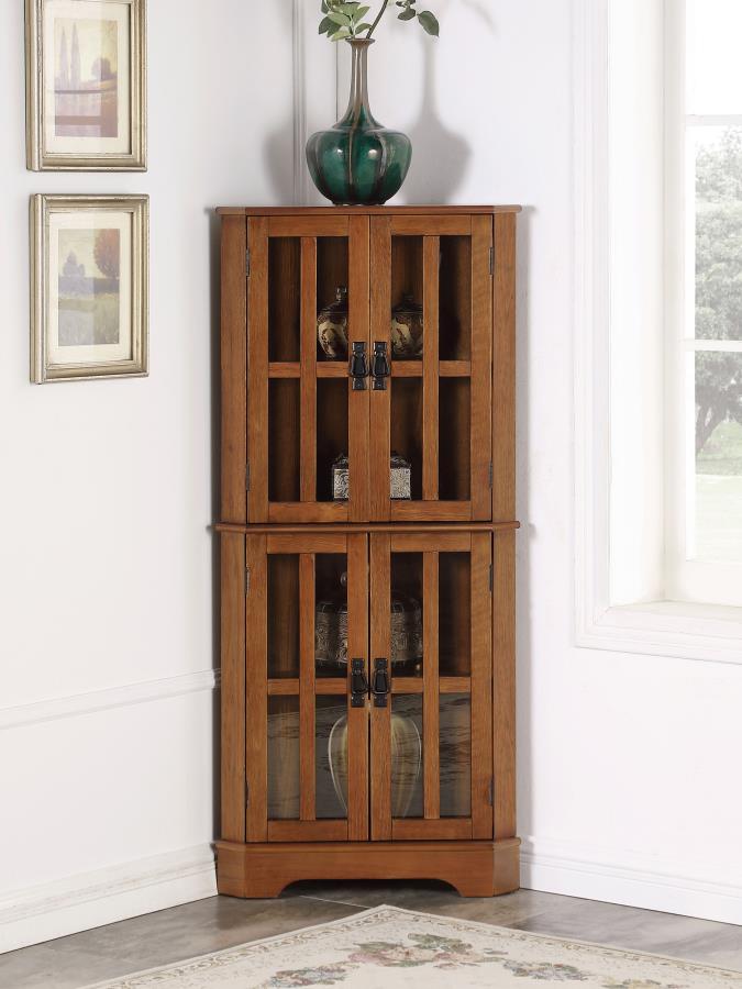 Coreosis Brown Curio Cabinet - MyWaynesHome #
