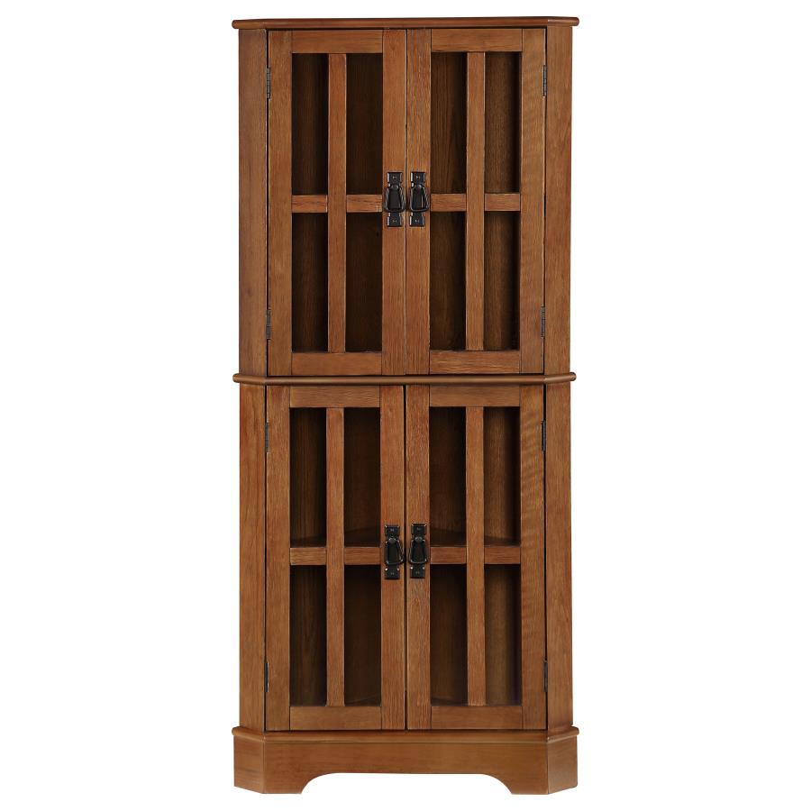 Coreosis Brown Curio Cabinet - MyWaynesHome #