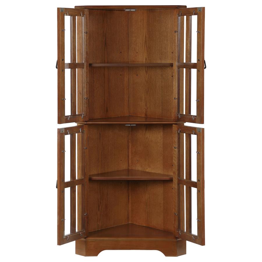 Coreosis Brown Curio Cabinet - MyWaynesHome #