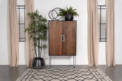 Borman Brown Bar Cabinet - MyWaynesHome #