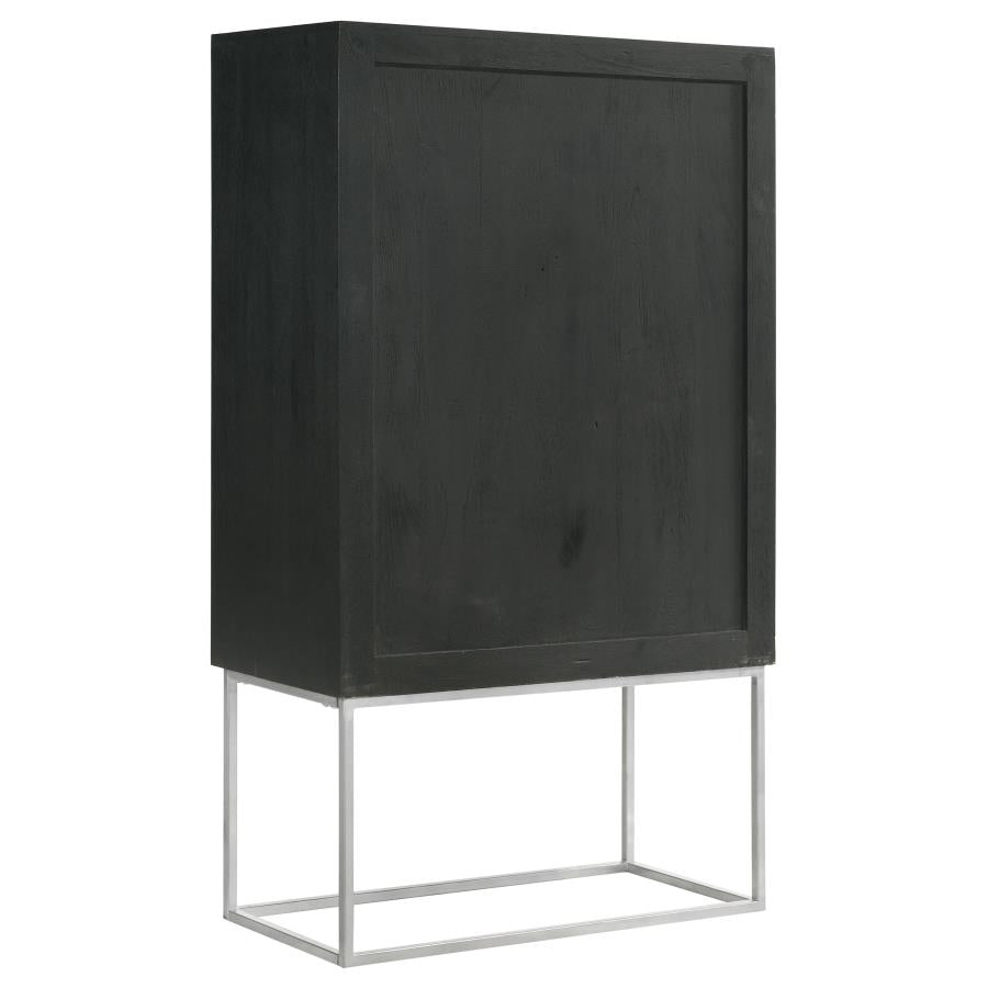 Borman Brown Bar Cabinet - MyWaynesHome #