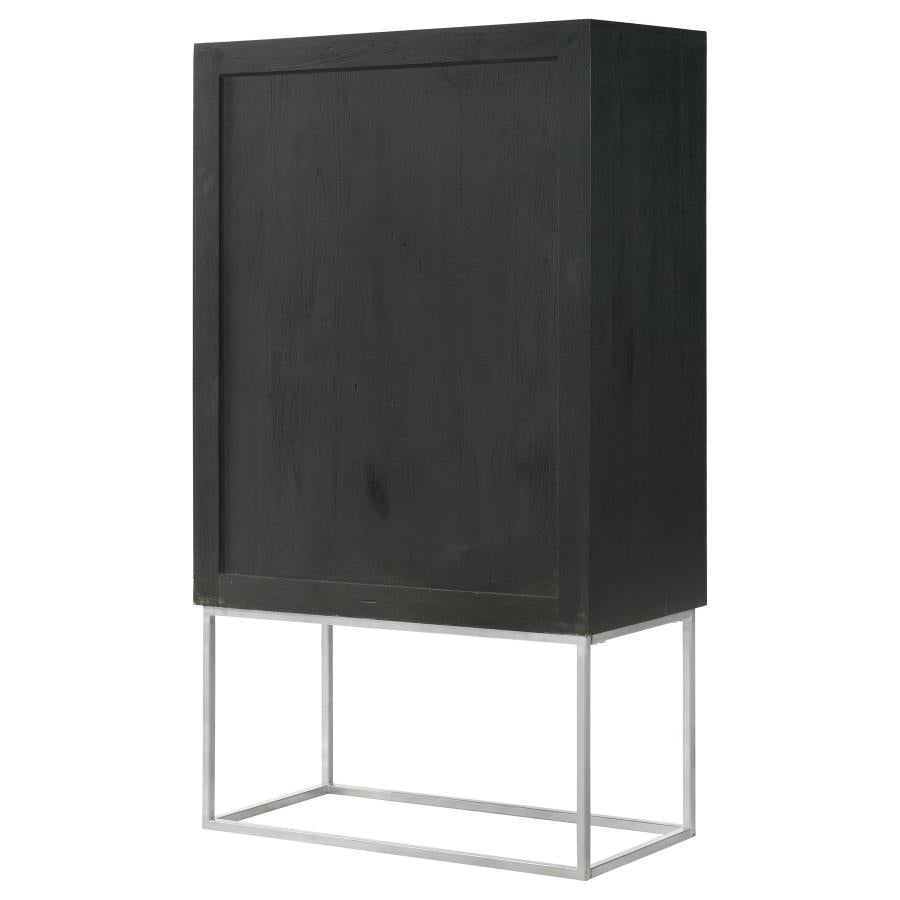 Borman Brown Bar Cabinet - MyWaynesHome #