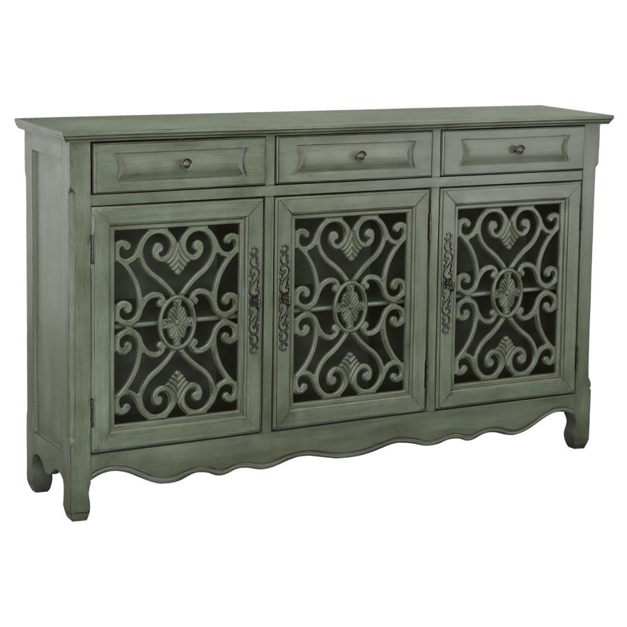 Madeline Green Accent Cabinet - MyWaynesHome #