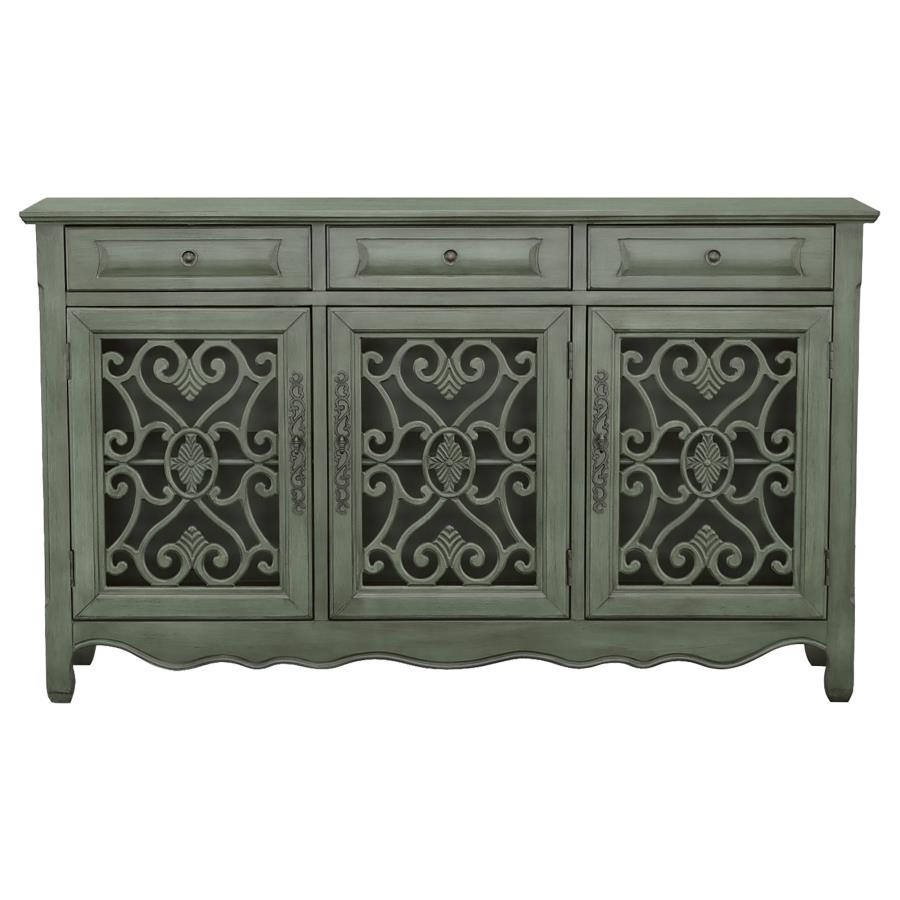 Madeline Green Accent Cabinet - MyWaynesHome #