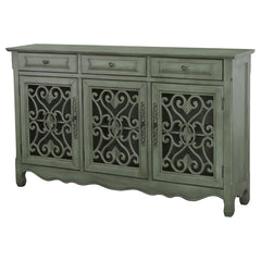 Madeline Green Accent Cabinet - MyWaynesHome #