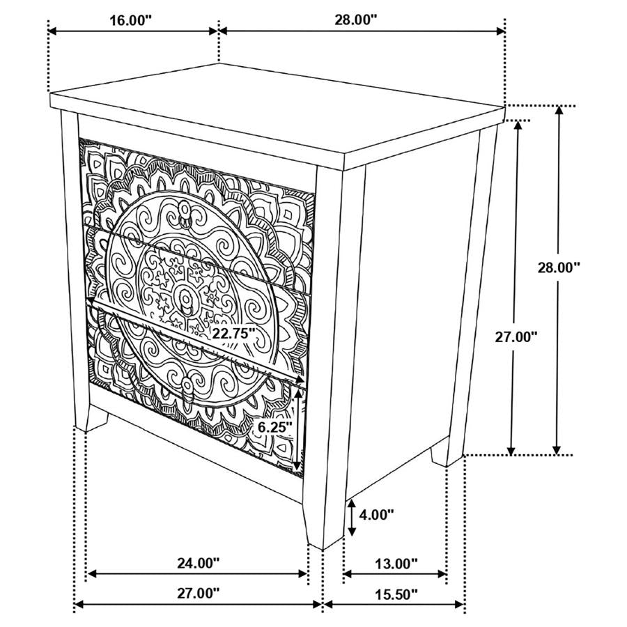 Mariska Brown Accent Cabinet - MyWaynesHome #