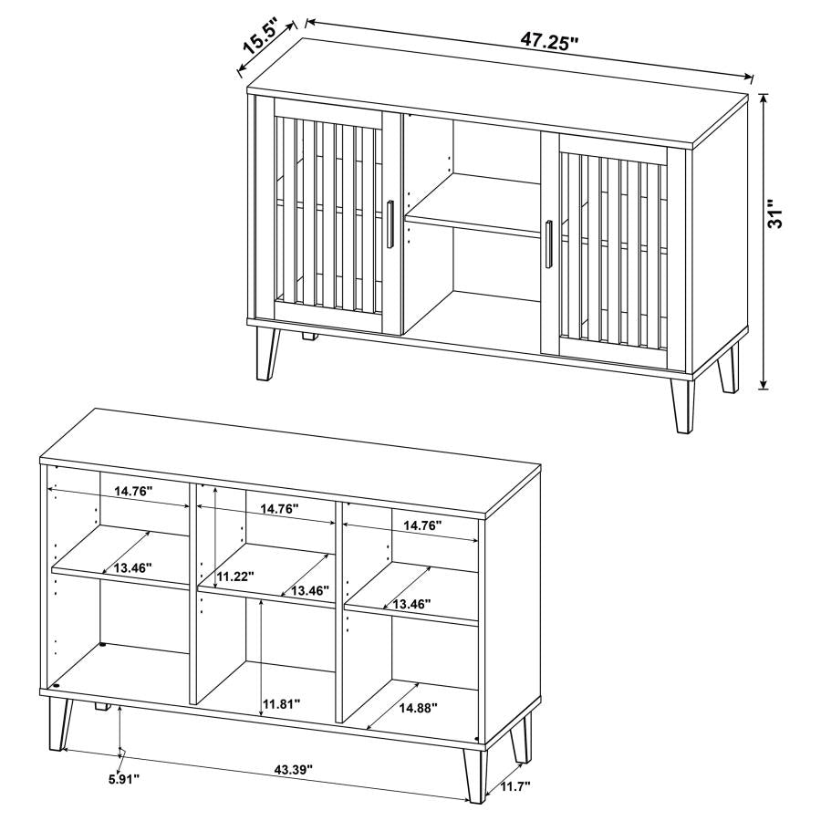 Torin Brown Accent Cabinet - MyWaynesHome #