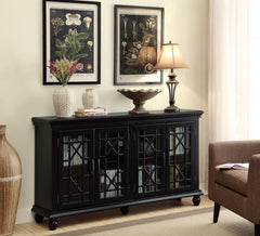 Kovu Black Accent Cabinet - MyWaynesHome #