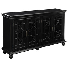 Kovu Black Accent Cabinet - MyWaynesHome #