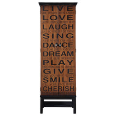 Lovegood Brown Tall Accent Cabinet - MyWaynesHome #