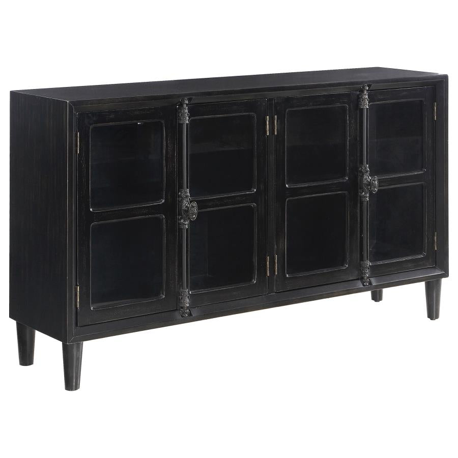 Sylvia Black Accent Cabinet - MyWaynesHome #