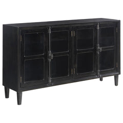 Sylvia Black Accent Cabinet - MyWaynesHome #