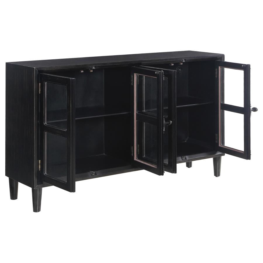 Sylvia Black Accent Cabinet - MyWaynesHome #