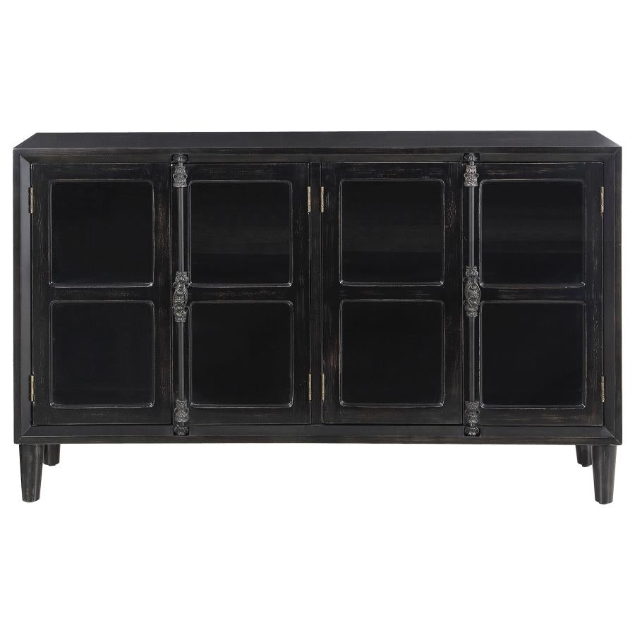Sylvia Black Accent Cabinet - MyWaynesHome #