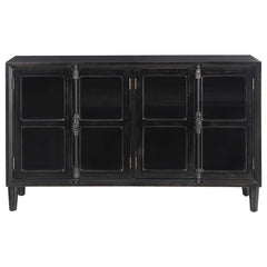 Sylvia Black Accent Cabinet - MyWaynesHome #