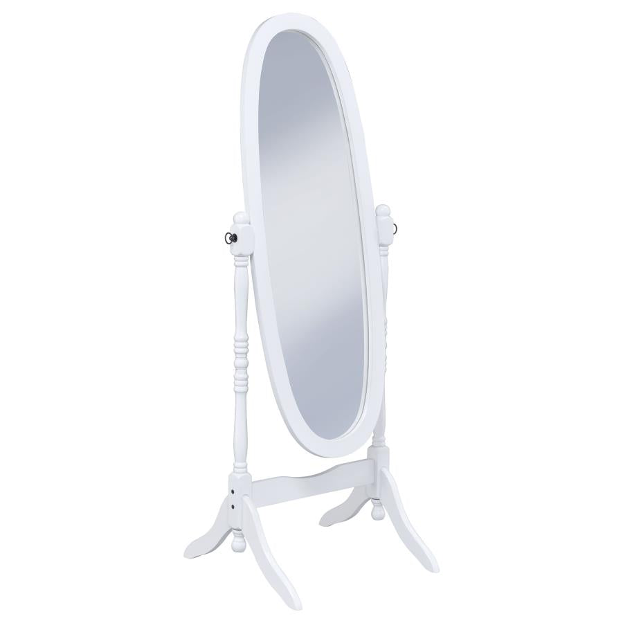 Foyet White Cheval Mirror - MyWaynesHome #