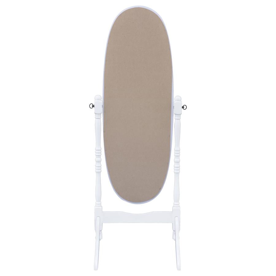 Foyet White Cheval Mirror - MyWaynesHome #