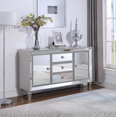 Leticia Silver Accent Cabinet - MyWaynesHome #