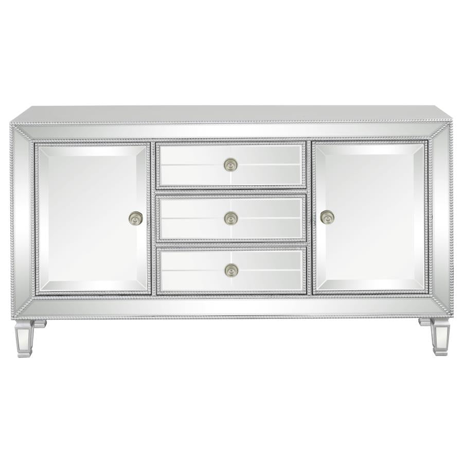 Leticia Silver Accent Cabinet - MyWaynesHome #