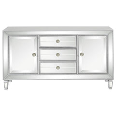 Leticia Silver Accent Cabinet - MyWaynesHome #
