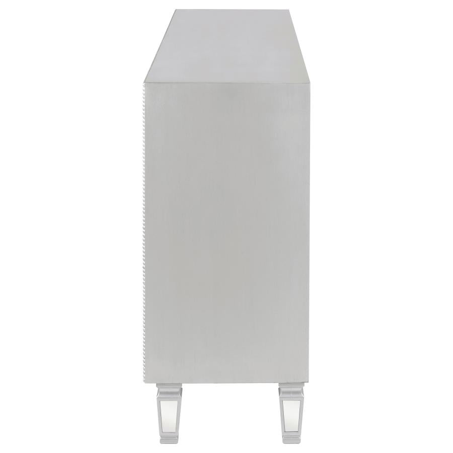 Leticia Silver Accent Cabinet - MyWaynesHome #