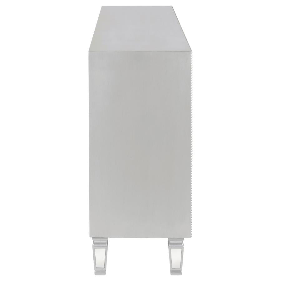 Leticia Silver Accent Cabinet - MyWaynesHome #