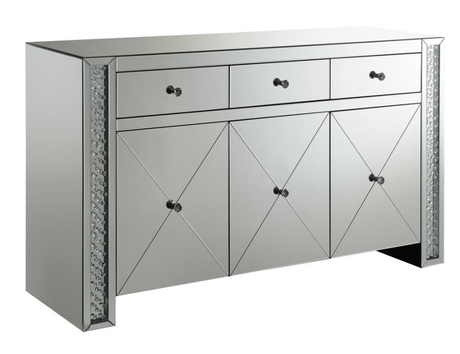 Maya Silver Accent Cabinet - MyWaynesHome #