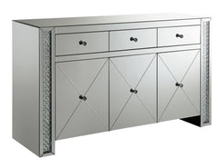 Maya Silver Accent Cabinet - MyWaynesHome #