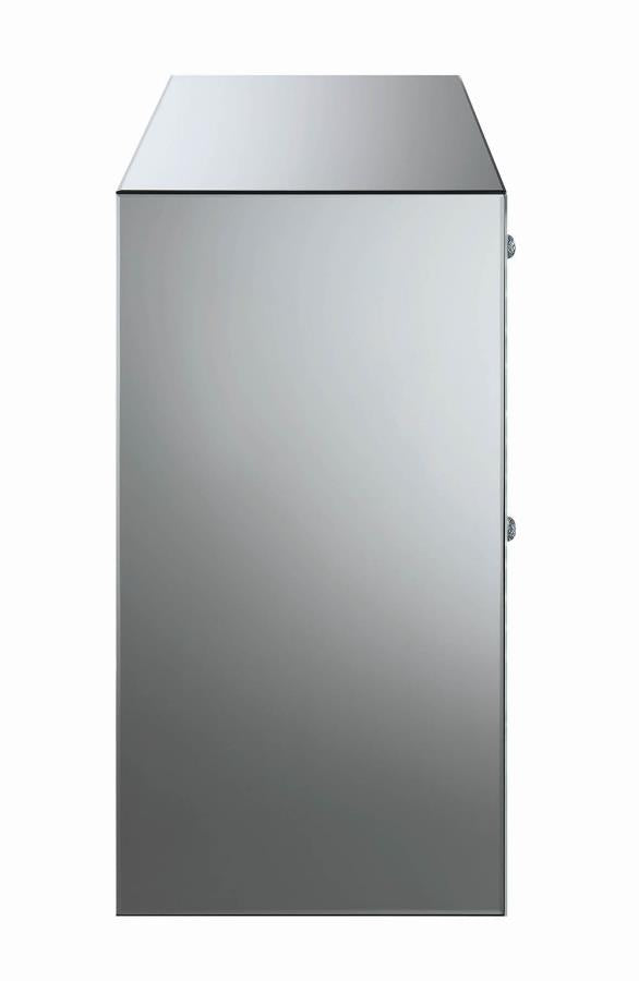 Maya Silver Accent Cabinet - MyWaynesHome #