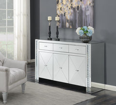 Maya Silver Accent Cabinet - MyWaynesHome #