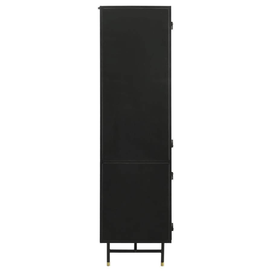Santiago Black Tall Accent Cabinet - MyWaynesHome #
