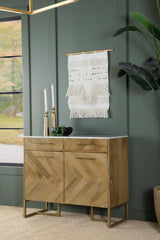 Keaton Brown Accent Cabinet - MyWaynesHome #