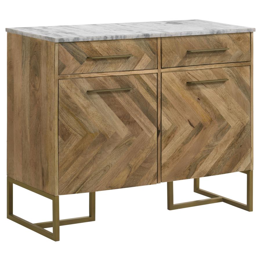 Keaton Brown Accent Cabinet - MyWaynesHome #