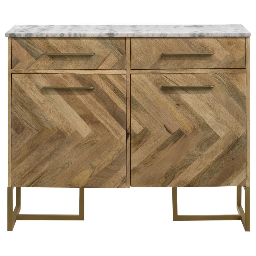 Keaton Brown Accent Cabinet - MyWaynesHome #