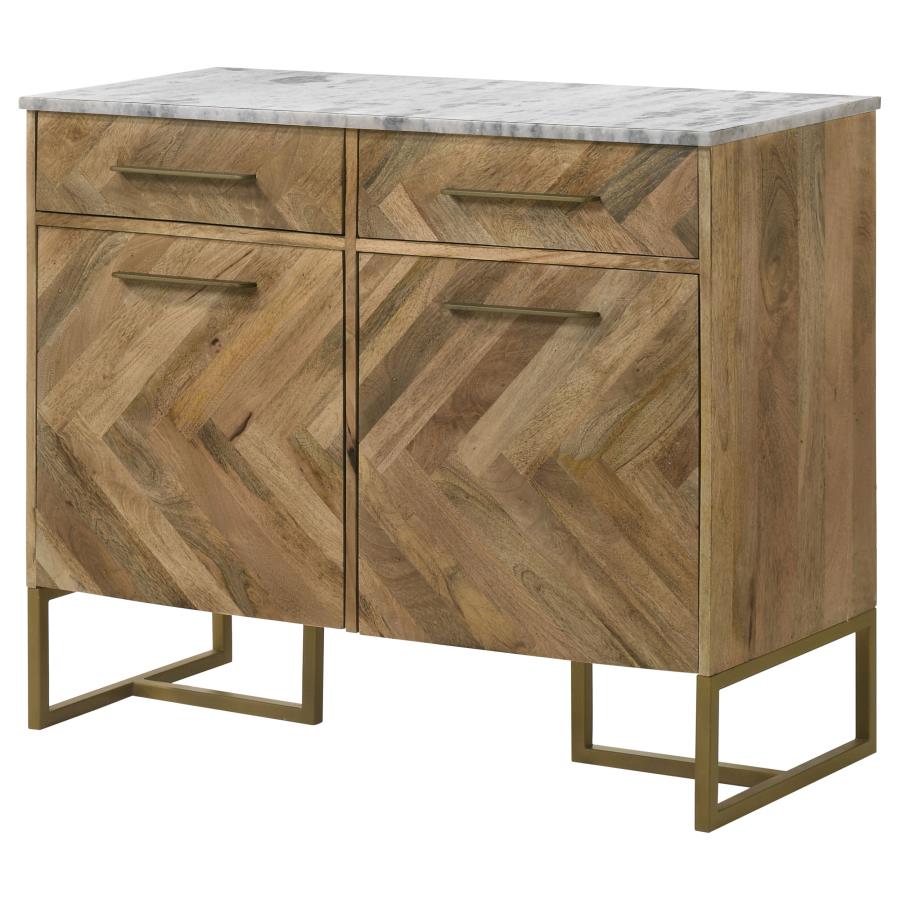 Keaton Brown Accent Cabinet - MyWaynesHome #