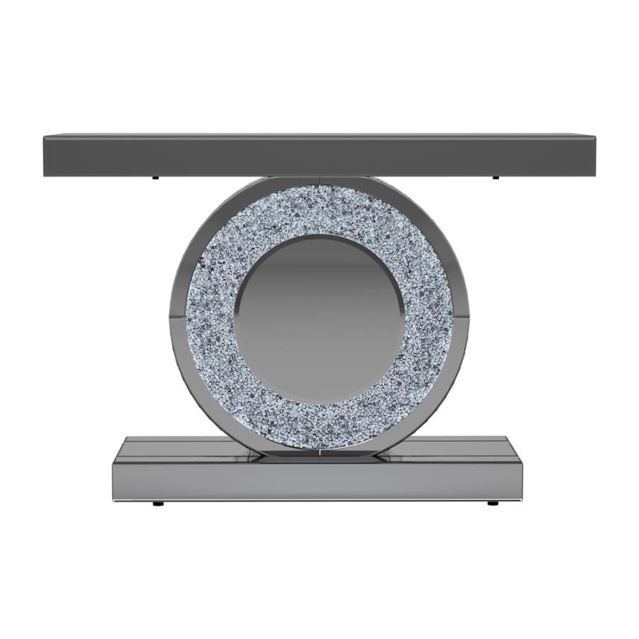 Bergenia Silver Console Table - MyWaynesHome #